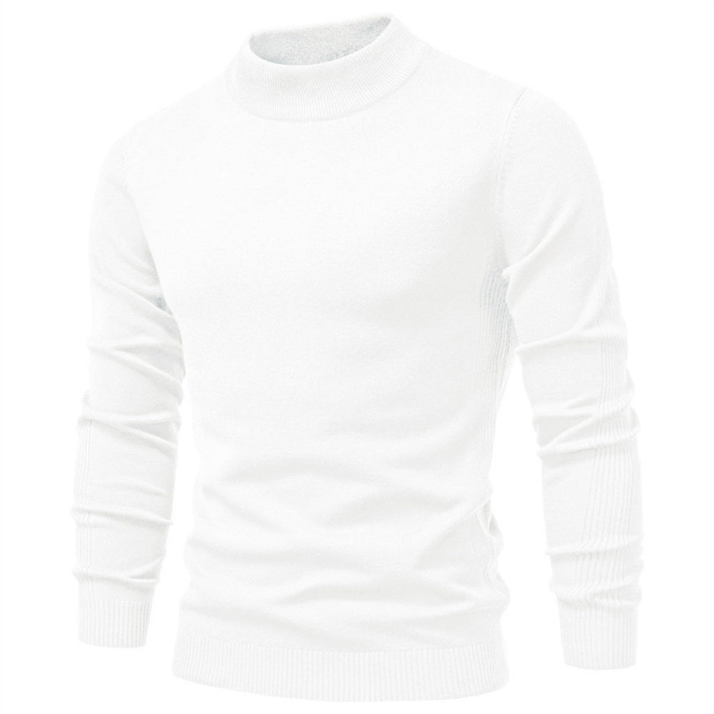 Men's Mockneck Pullover Sweater