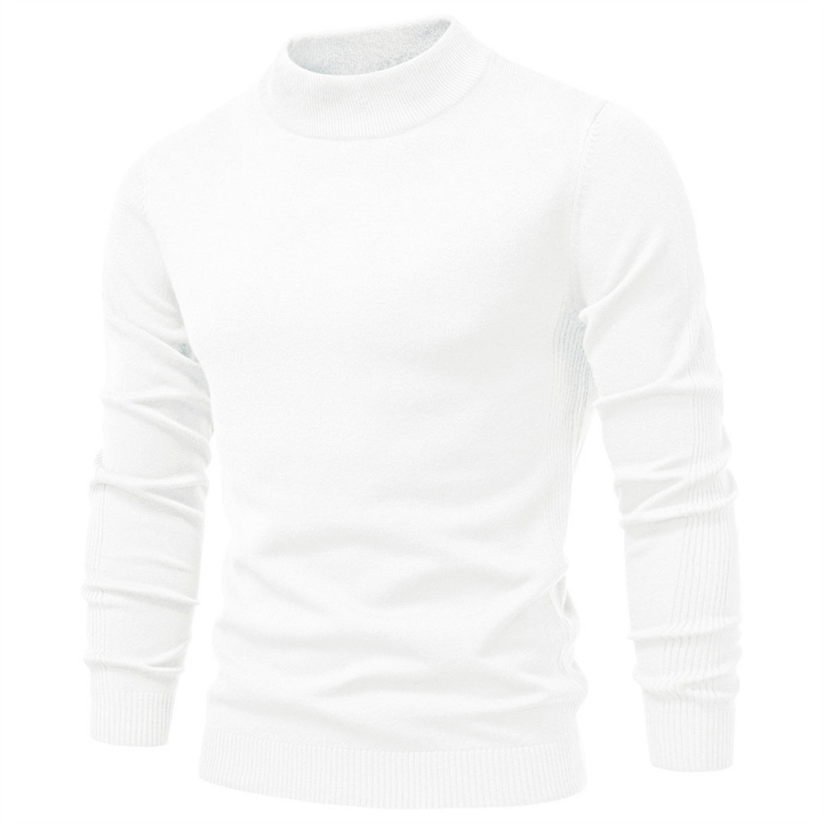 Men's Mockneck Pullover Sweater
