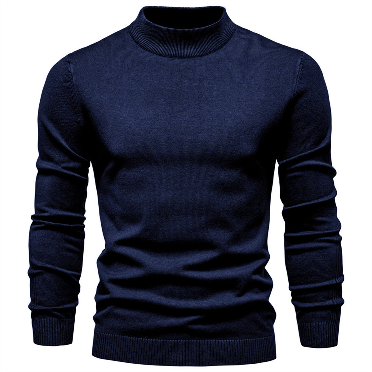 Men's Mockneck Pullover Sweater