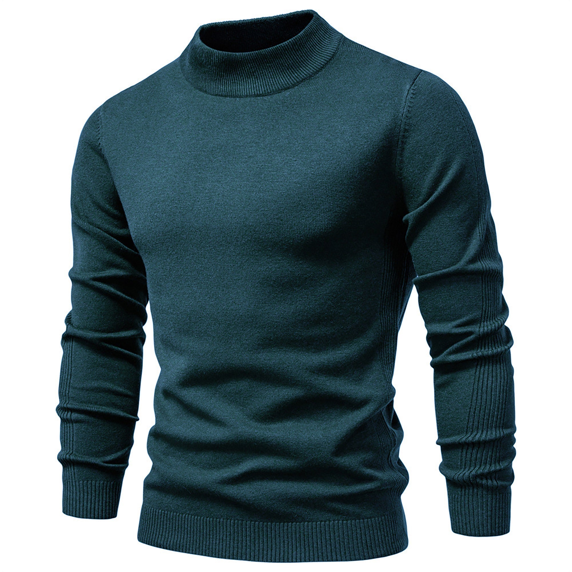 Men's Mockneck Pullover Sweater