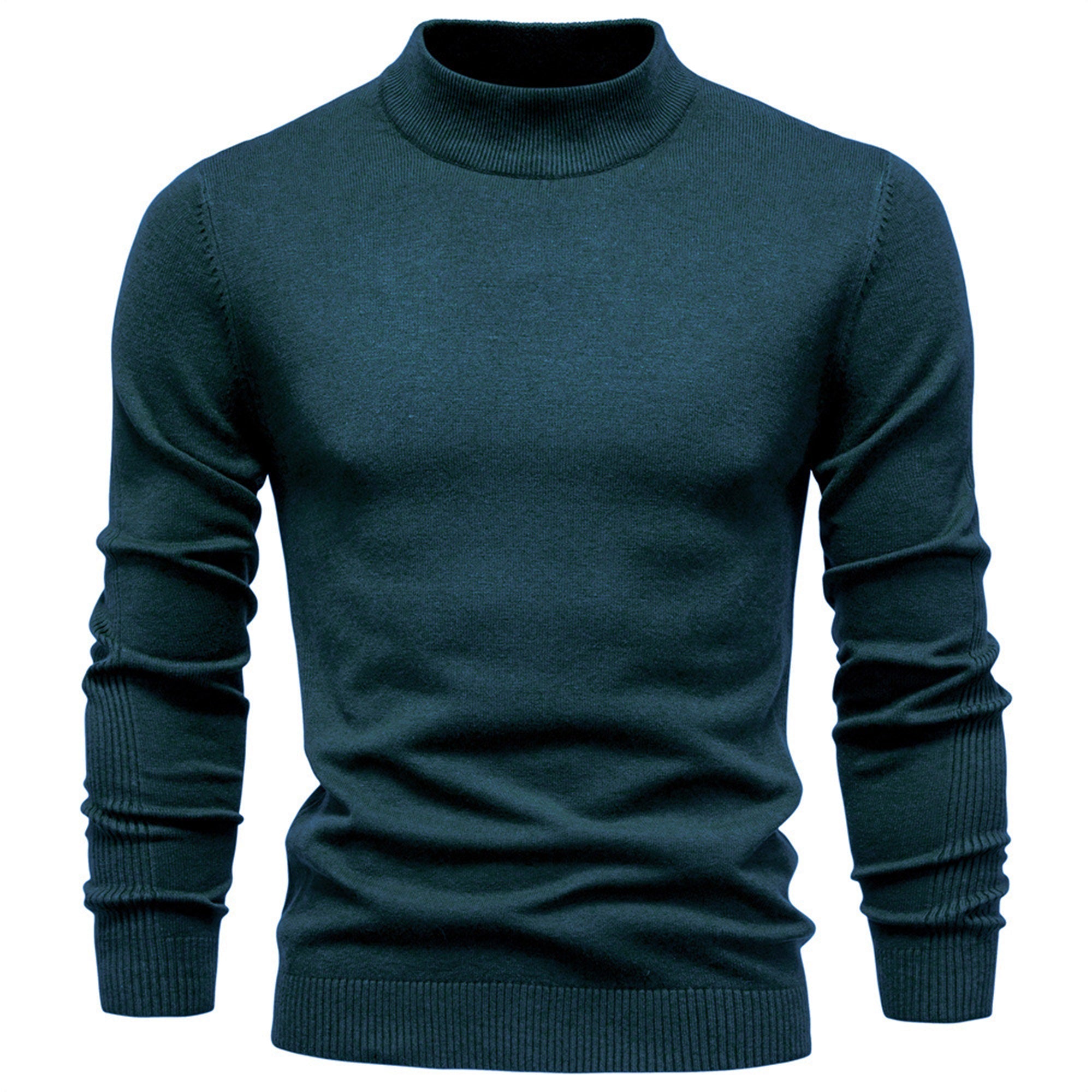 Men's Mockneck Pullover Sweater