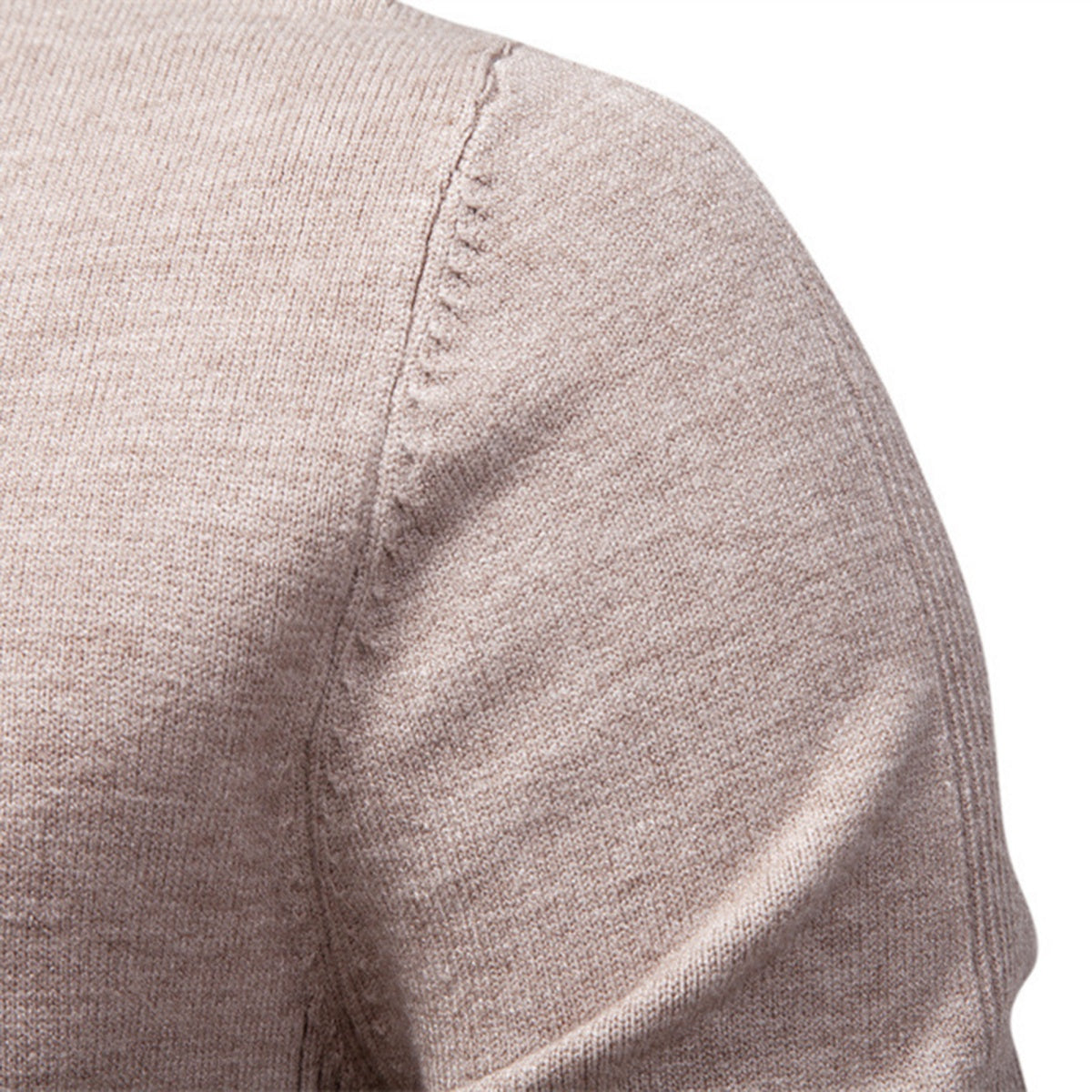 Men's Mockneck Pullover Sweater