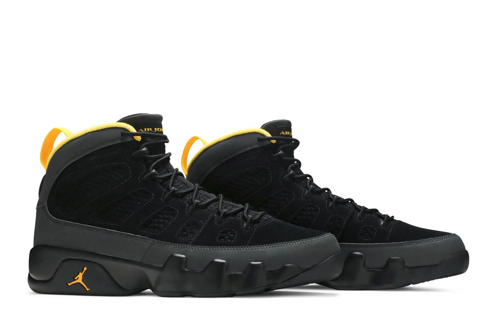 Jordan 9 Retro 'Dark Charcoal University Gold'