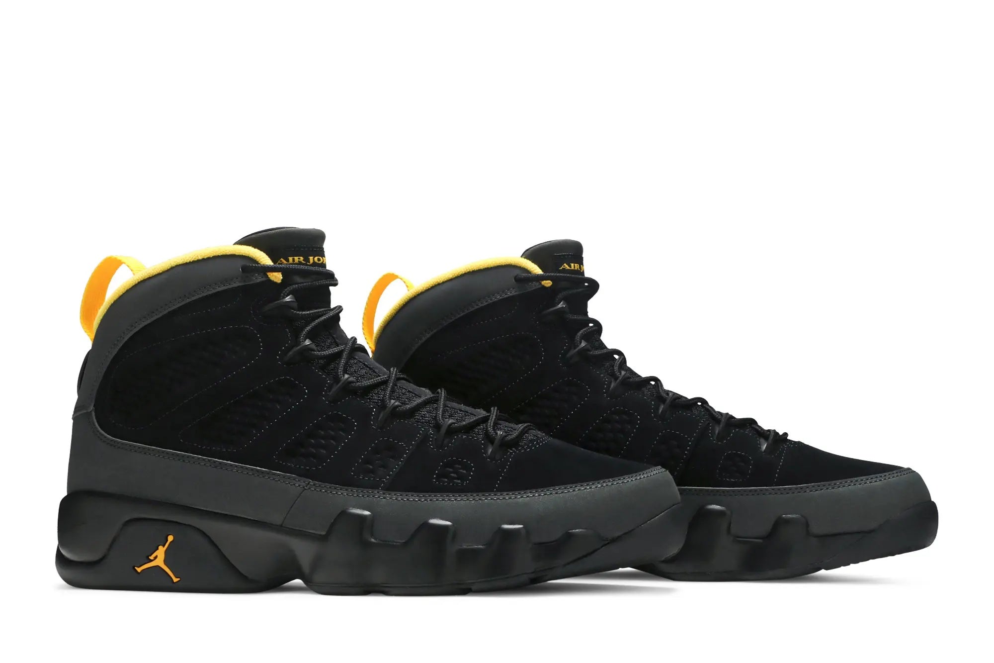 Jordan 9 Retro 'Dark Charcoal University Gold'