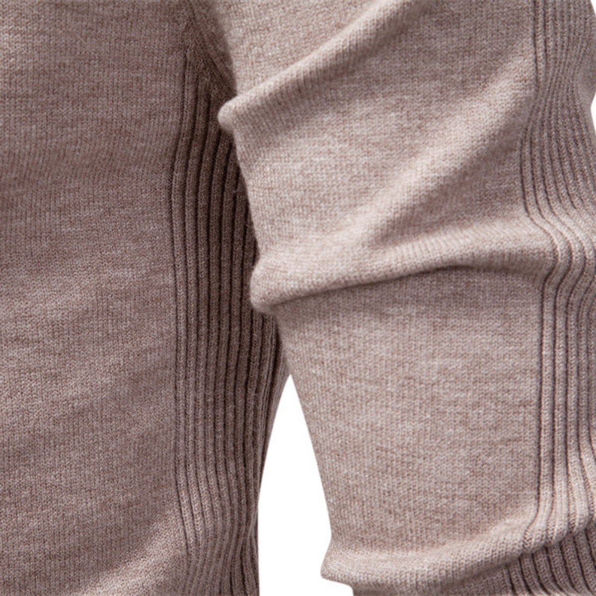 Men's Mockneck Pullover Sweater