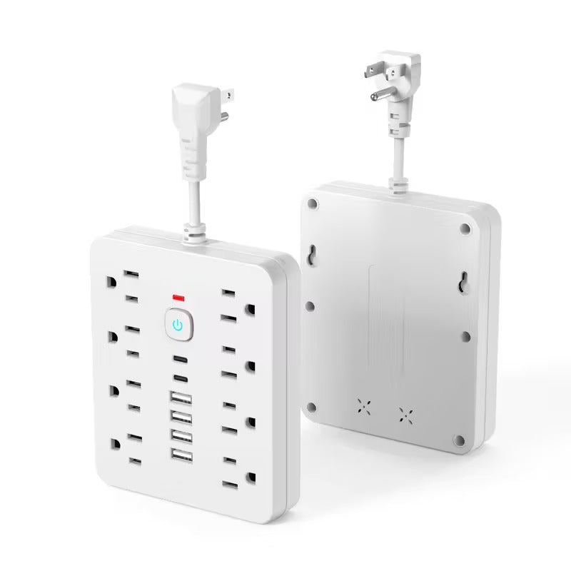 14 in 1 power strip protector 8ac outlets 4usb 2type c